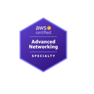 Badge oficial Advanced Networking Specialty