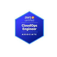 Badge oficial CloudOps Engineer Associate